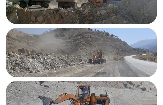 جمع آوری نخاله های ساختمانی در جهت رفاه حال شهروندان