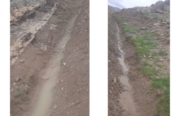 احداث کانال‌های انحرافی برای پیشگیری از سیلاب در جعفرآباد
